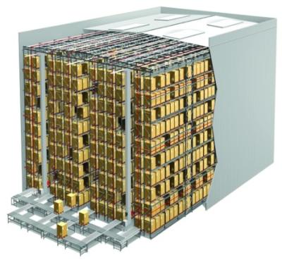 Chine OEM entrepôt de racks revêtus racks automatiques de palettes en acier laminé à froid à vendre