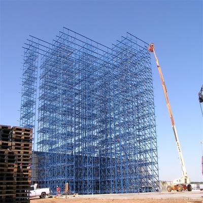 China Powder Coated Rack Supported Buildings Q235 Q355 Steel Rack Supported Warehouse for sale