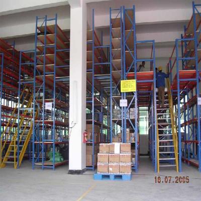 China Adjustable Heavy Duty Mezzanine Floor Size Customized Structural Steel Mezzanine for sale