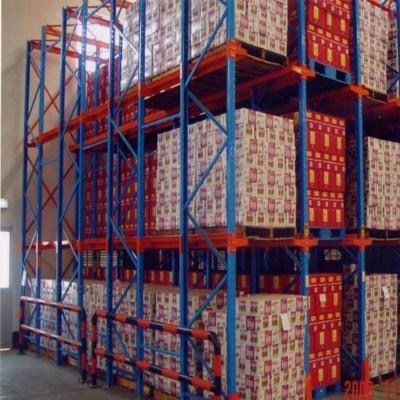 China High Density Pallet Rack Shelving Ral Color Double Deep Pallet Racking for sale