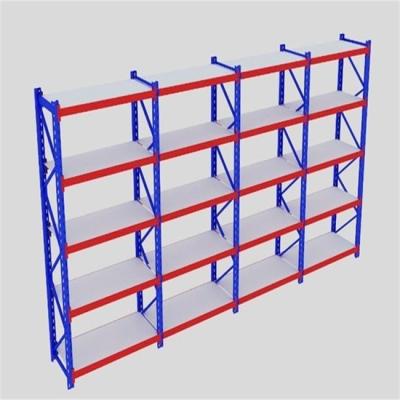 China Galvanised Long Span Shelving Q235 Medium Duty Metal Shelving for sale