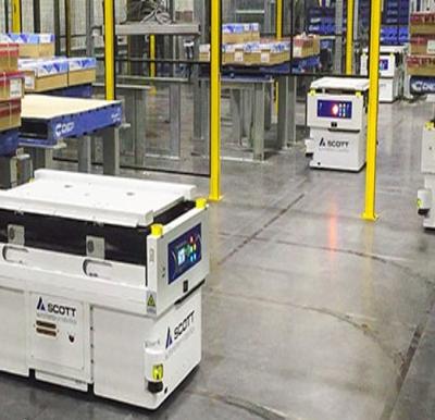 China Logistics AGV Robot Warehouse Automated Guided Vehicle System for sale