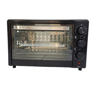 中国 Good Quality 22L Household Black Electric Oven Mini Smart Electric Pizza Oven With Mechanical Timer Control 販売のため