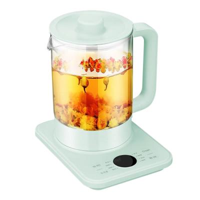 China Multifunction 1.5l High Capacity High Borosilicate Glass Hotel Electric Kettle Tray Set en venta