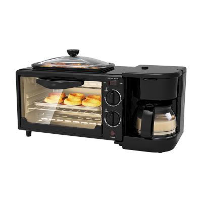 China 3 in 1 breakfast maker fried egg toaster food warmer grill oven bread warmer all in one energy efficient first in kind beautiful for sale