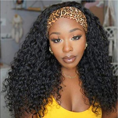 China Brazilian Straight Virgin Hair Cuticle Lined Double 24 Curly Straight Wigs Pulled Super Deep Water Wave Afro Headband for sale