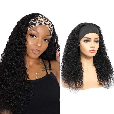 China Best Sellers Quality 10A Virgin Indian Raw Raw Unprocessed Straight Indian Hair Wholesale Cheap Bob Headband Wigs For Black Women for sale