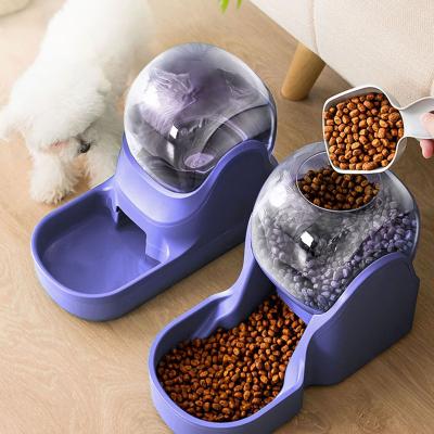 China Sustainable Smart Auto Automatic Dog Cat Food Water Dispenser Bottle Bowl Pet Feeder Alimentador De Mascotas for sale