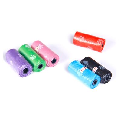 China Manufacturer Wholesale HDPE Stocked Custom Printed 22*32cm 15pcs Each Roll Dog Poop Bag Pet Garbage Bags Dog Bag for sale