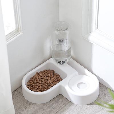 China Sustainable Multifunction 500ml Pet Dog Feeder Water Vending Machine Drinking Bowl for sale