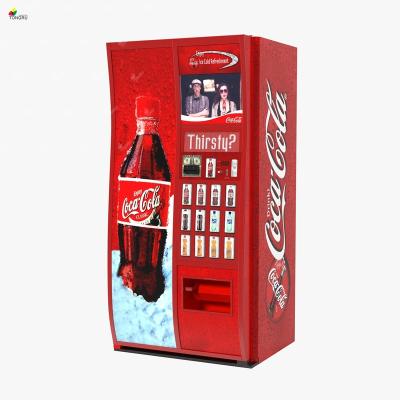 China Schools Make Money Vending Machine Profitable Successful Business Malaysia Outdoor Healthy Food Snack Drinks Vending Machine for sale