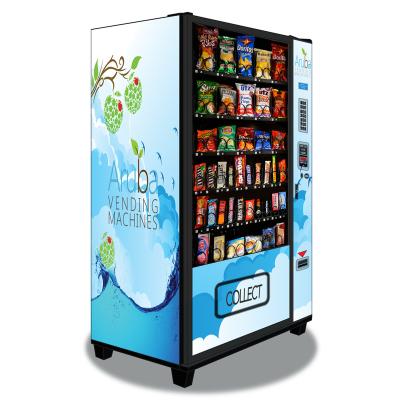 China Schools Snack Beverage Cold Beverage Vending Machines for sale