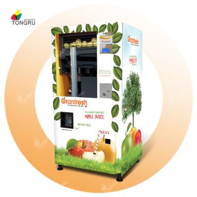 China SDK Self Service Business Enterprise / Fruit Automatic Vending Machine Japan Organic Health Food Mechanism Fresh Vegetable Smart Vending Machine for sale