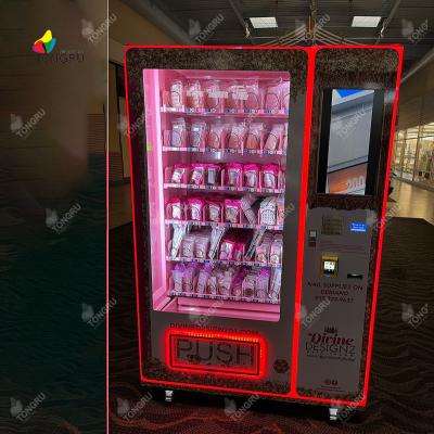 China SDK Color-changing LED Mall Hair Vending Machine Touch Screen Diamond Dynasty Eyelash Beauty Supply Vending Machine for Hair Products for sale