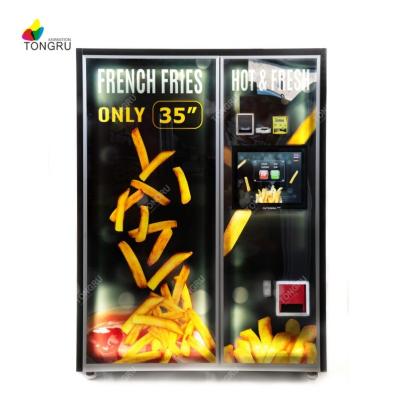 China SDK Self Service 35 Seconds Cooking Potato Chips Vending Machine For French Fry Vending Machine LED Snack Vending Machine For Sale for sale