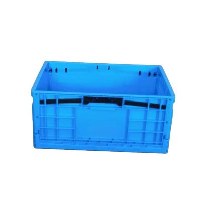 China Good Reputation Solid Box PP Materials Storage Durable Folding Plastic Crate For Vegetables for sale