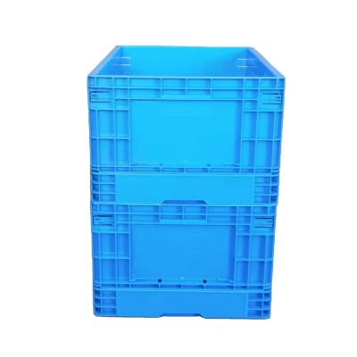 China Collapsible Collapsible Storage Container Solid Box Excellent Quality Plastic Stackable Box For Agricultural Product for sale