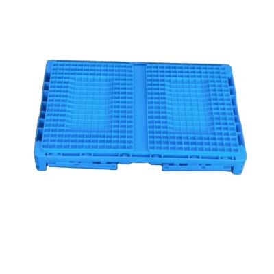 China Plastic Turnover Box Reasonable Price Stackable And Stackable Plastic Container Tied Lid PP Logistics Box Solid Swap Boxes for sale