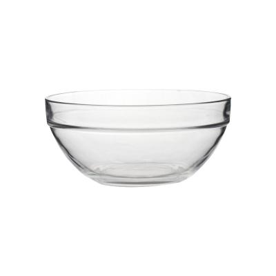 China Art Decor Household Glass Light Round Transparent Round Hotel Soup Bowl Pudding Bowl Cake Pudding for sale