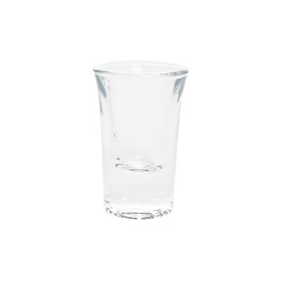 China CLASSIC creative transparent glass Chinese small wine glass cup logo style antique wine glass shooter for sale