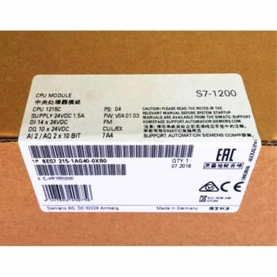 China Belt Box 6ES7215-1AG40-0XB0 6ES7 215-1AG40-0XB0 Standard Brand New Original Touch Screen for sale