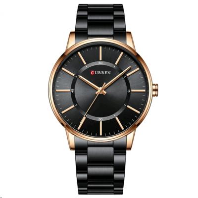 China CURREN 8385 business quartz luxury men watches luxury waterproof men's stainless steel casual male clock for sale