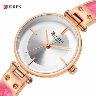 China CURREN 9058 Automatic Date Fashion Women Watches Stainless Steel Top Luxury Luxury Strap Wrist Watch Classic Casual Female Ladies Girl Clock for sale