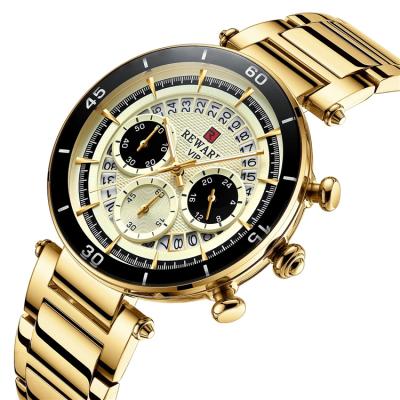 China REWARD RD81018M Sports Chronograph Multi-Function Men's Three Eye Six Pin Calendar Waterproof Men's Watch for sale