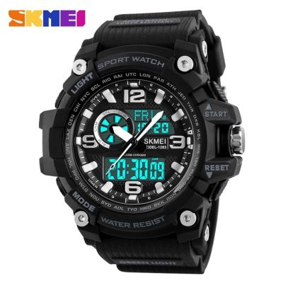 China Alarm New Skmei 1283 Digital Doubles Time Relojes De Hombre Digital Wristwatches Jam Waterproof Tangan Sports for sale