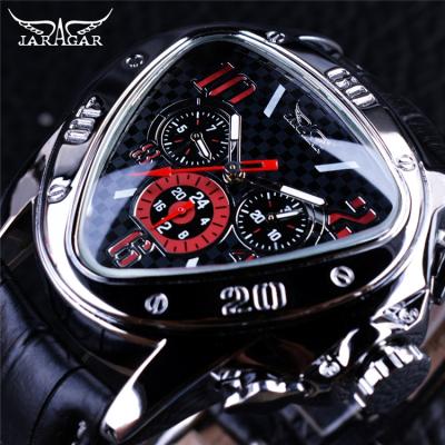 China Automatic Date Jaragar Calendar Mechanical Sport Watches Top Brand Pilot Luxury Fashion Watch Male Design Men Wrist Watch Leather for sale