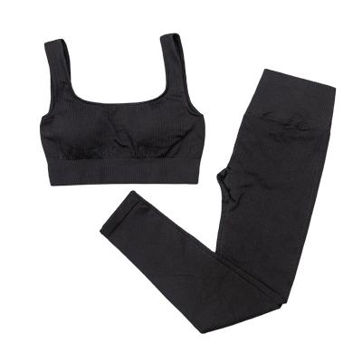 China News Gym Rib Mesh Running Gear Morning Clothes Fitness Antibacterial Dry Plus Size Women's Seamless Suit for sale