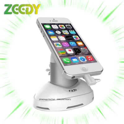 China Alarm + 10 PCS Smartphone Anti Theft Alarm Holder Retail Security Cell Phone Charging Standalone Display Stand For Shoplifting for sale