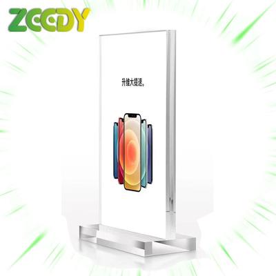 China 5 Pcs Acrylic Mobile Phone Sign Holder Acrylic Advertising Display Stand for sale