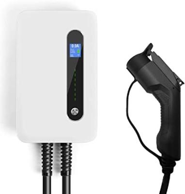 China Level2 Charger, NEMA6-20 3.68KW 25FT Electric Vehicle Home Charging Elecvlife 16A EV Station with NEMA5-15 to NEMA 6-20 Adapter BS-PCD054 for sale