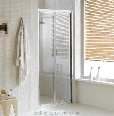 China Modern Folding Single Shower Enclosure Shower Screen With Frame for sale