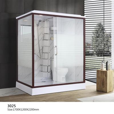 China Modern Shower Room Complete Enclosed Prefab Shower Room With Toilet for sale