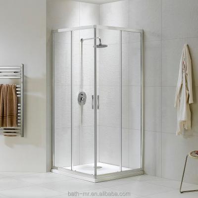 China With view leroymerlin square single hot sale 80x80 small shower room and glass shower cubicle, cubicle shower enclosures zu verkaufen