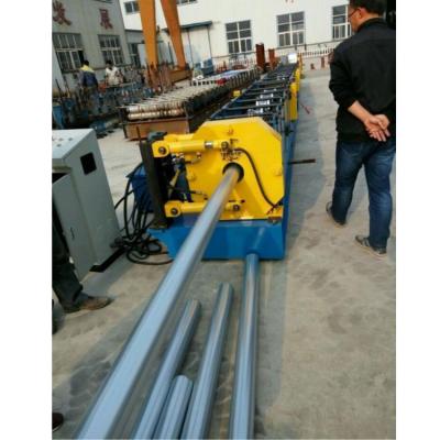 China Automatic Steel Seamless Round Downspout Rol Forming Machine Hotels Cold Rain Gutter Metal Downspout for sale