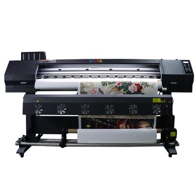 China Garment Shops 1.8m Eco Printer Double Head High-Speed ​​Outdoor Solvent Digital Photo Printer for sale