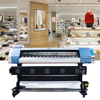 China Garment Shop Sublimation Transfer Paper Printer 6ft 1.8m Sublimation Banner Printer I3200 Printhead Roll To Roll Machine for sale