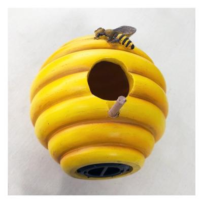 China Other China Made Cheap Yellow Color Wall Decorations For Home Polyresin Bee Aviary for sale