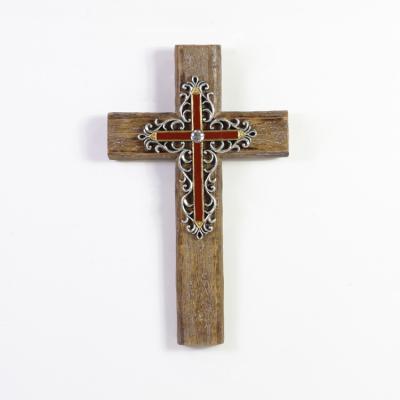 China Art Decor Wholesale High Quality Resin Cross Home Decorations For Living Room for sale