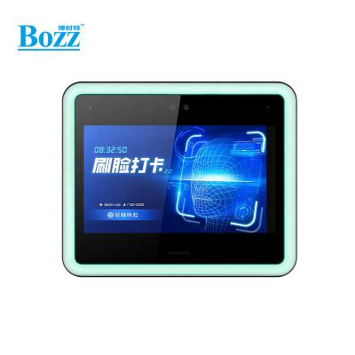 China Built-in camera 7 inch body temperature scanner face recognition time attendance for sale