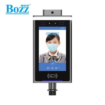 China Waterproof / Waterproof Bozz Face Attendance Access Control System Temperature Biometric Facial Time Machine for sale