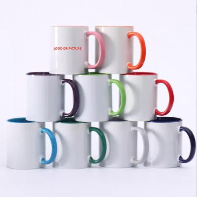 China Barber Shop Wholesale Customized Mug Logo With Box White Ceramic Coffee Mugs Customizable Sublimation 11oz Empty Mug for sale