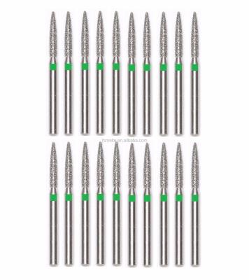 China Metal Diamond Burs Oral Lab Handpiece Dental Burs Polishing Smoothing Dental Cutter Tool for sale