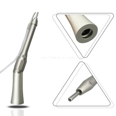 China Detachable Dentist Working Partner Dental Equipment External Spray Water Pipe 20 Degree Osteotomy Folding Counter Angle Handpiece Dental Air Turbine for sale