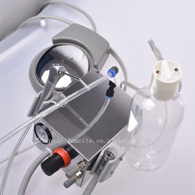 China Convinient dental equipment dental air turbine with water bottle portable dental air turbine for sale