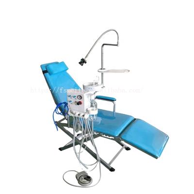 China Good Quality Plastic Folded Portable Dental Chair Units For Dentist for sale