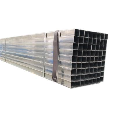 China Structural Pipe 2 Inch Hollow Section Ms Galvanized Iron Square Pipe Steel Structure Pipe Price Per Kg for sale